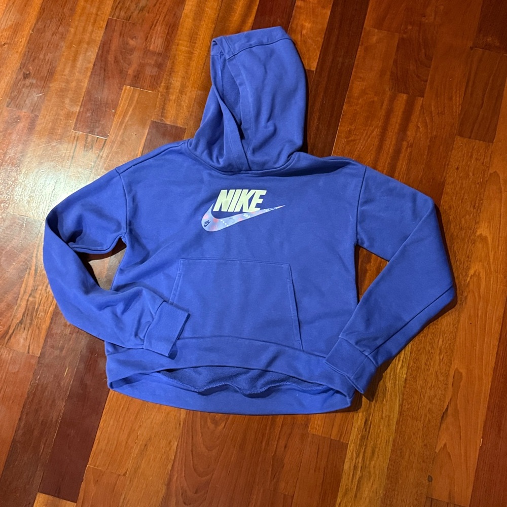 Nike Purple Hoodie with White Logo